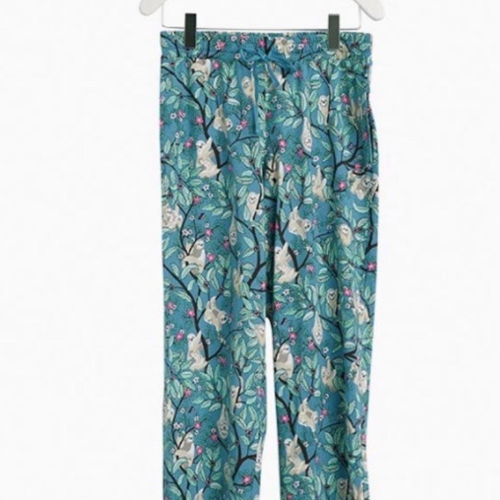 Vera Bradley Pajama Pant Hanging Around Sloth